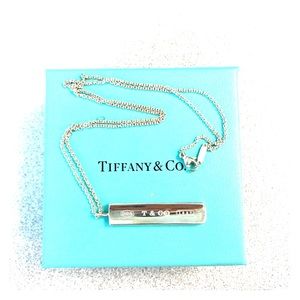 Tiffany & Co bar silver necklace good condition